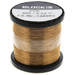 Block Single Core 0.22mm diameter Copper Wire, 429m Long