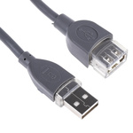 Hama Male USB A to Female USB A USB Extension Cable, 1.8m