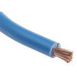 RS PRO Blue 6 mm² Hook Up Wire, 9 AWG, 80/0.3mm, 25m, PVC Insulation