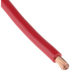 RS PRO Red 10 mm² Hook Up Wire, 7 AWG, 80/0.4 mm, 25m, PVC Insulation
