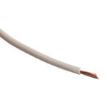 RS PRO White 2.5 mm² Hook Up Wire, 13 AWG, 50/0.25 mm, 100m, PVC Insulation