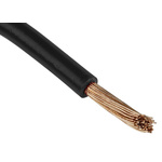 RS PRO Black 16 mm² Hook Up Wire, 6 AWG, 115/0.4 mm, 100m, PVC Insulation