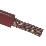 RS PRO Brown 10 mm² Hook Up Wire, 8 AWG, 72/0.4 mm, 100m, PVC Insulation