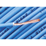 RS PRO Blue 1 mm² Hook Up Wire, 17 AWG, 32/0.2 mm, 100m, Zero Halogen Insulation