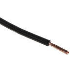 RS PRO Black 1.5 mm² Hook Up Wire, 15 AWG, 30/0.25 mm, 100m, Zero Halogen Insulation