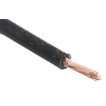 RS PRO Black 2.5 mm² Hook Up Wire, 13 AWG, 50/0.25 mm, 100m, Zero Halogen Insulation
