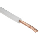 RS PRO White 2.5 mm² Hook Up Wire, 13 AWG, 50/0.25 mm, 100m, Zero Halogen Insulation