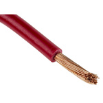 RS PRO Red 4 mm² Hook Up Wire, 12 AWG, 52/0.3 mm, 100m, PVC Insulation