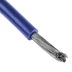 RS PRO Mid-blue 6 mm² Hook Up Wire, 10 AWG, 78/0.295mm, 100m, PVC Insulation