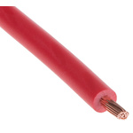 RS PRO Red 1 mm² Hook Up Wire, 18 AWG, 32/0.2 mm, 25m, PVC Insulation