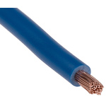 RS PRO Blue 4 mm² Hook Up Wire, 11 AWG, 56/0.3 mm, 25m, PVC Insulation