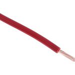 RS PRO Red 1 mm² Hook Up Wire, 18 AWG, 32/0.2 mm, 100m, PVC Insulation