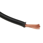 RS PRO Black 2.5 mm² Hook Up Wire, 13 AWG, 50/0.25 mm, 100m, PVC Insulation