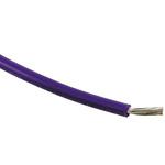 RS PRO Purple 4 mm² Hook Up Wire, 12 AWG, 56/0.3 mm, 100m, PVC Insulation