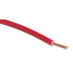 RS PRO Red 0.75 mm² Hook Up Wire, 18 AWG, 22/1.0 mm, 100m, Polyolefin Cross-linked EI5 Insulation