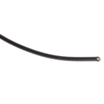 RS PRO Black 0.22 mm² Hook Up Wire, 24 AWG, 7/0.2 mm, 100m, PTFE Insulation