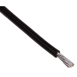RS PRO Black 0.22 mm² Hook Up Wire, 24 AWG, 7/0.2 mm, 25m, PTFE Insulation