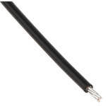 RS PRO Black 0.22 mm² Hook Up Wire, 24 AWG, 7/0.2 mm, 100m, PTFE Insulation
