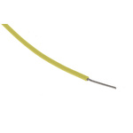 RS PRO Yellow 0.34 mm² Hook Up Wire, 22 AWG, 19/0.15 mm, 25m, PTFE Insulation