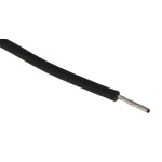 RS PRO Black 0.33 mm² Hook Up Wire, 22 AWG, 17/0.16 mm, 100m, XLPE Insulation