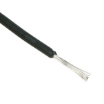 RS PRO Black 0.33 mm² Hook Up Wire, 22 AWG, 17/0.16 mm, 100m, XLPE Insulation