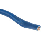 RS PRO Blue 1.5 mm² Hook Up Wire, 27/0.25 mm, 100m, PVC Insulation