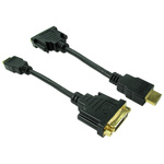 RS PRO Adapter, Male HDMI to Female DVI-D