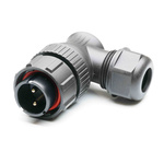 RS PRO Cable Mount Circular Connector, 2 Contacts, Plug