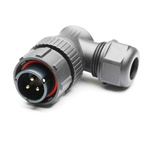 RS PRO Cable Mount Circular Connector, 3 Contacts, Plug