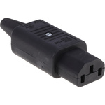 4782.0000 | Schurter C13 Cable Mount IEC Connector Socket, 10A, 250 V