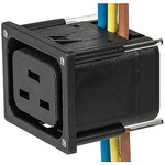 3-110-014 | Schurter J IEC Connector Socket, 16A, 250 V