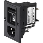 3-109-714 | Schurter C14, C18 Panel Mount IEC Connector Socket, 10A, 250 V