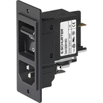 3-109-715 | Schurter C14, C18 Panel Mount IEC Connector Socket, 10A, 250 V