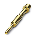 1618255 | Phoenix Contact Male Crimp Circular Connector Contact, Contact Size 1mm, Wire Size 0.06 → 0.25 mm²