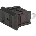 4300.0705 | Schurter Snap-In IEC Connector Socket, 15A, 125 V, 250 V