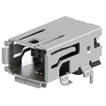 2294415-2 | TE Connectivity Surface Mount Right Angle Mini I/O Connector Female, 8 Way, Shielded