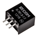 R-781.8-1.0 | Recom Through Hole Switching Regulator, 1.8V dc Output Voltage, 4.75 → 18V dc Input Voltage, 1A Output Current