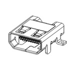 46765-2301 | Molex Type D 19 Way Male Right Angle HDMI Connector 30 V