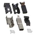 1-2201855-1 | TE Connectivity Cable Mount Mini I/O Connector Plug, 8 Way, Shielded