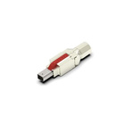 2350278-1 | TE Connectivity, Type I Cable Mount Mini I/O Connector Plug, 8 Way, Shielded