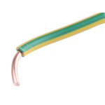 RS PRO Green/Yellow 2.5 mm² Hook Up Wire, 13 AWG, 1/1.78 mm, 100m, PVC Insulation