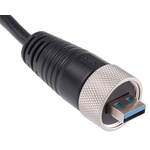 RS PRO Male USB A to Mountable Male USB A USB Cable, 2m, USB 3.0