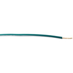 RS PRO Green/White 1 mm² Hook Up Wire, 57/0.15 mm, 30m