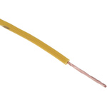 RS PRO Yellow 0.5 mm² Hook Up Wire, 16/0.2 mm, 100m