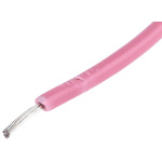 RS PRO Pink 0.5 mm² Hook Up Wire, 16/0.2 mm, 100m