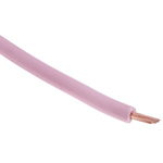 RS PRO Pink 1.5 mm² Hook Up Wire, 30/0.25 mm, 100m