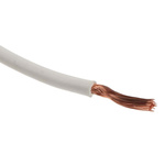 RS PRO White 2.5 mm² Hook Up Wire, 50/0.25 mm, 100m