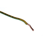 RS PRO Green/Yellow 10 mm² Hook Up Wire, 7/1.35 mm, 50m