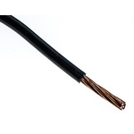 RS PRO Black 16 mm² Hook Up Wire, 7/1.7 mm, 50m