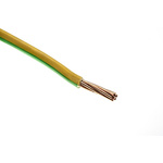RS PRO Green/Yellow 25 mm² Hook Up Wire, 7/2.14 mm, 50m